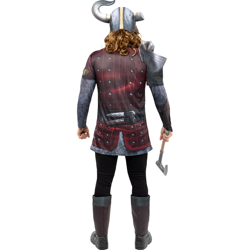 Disfraz de Bruenor Battlehammer - Dragones y mazmorras adulto unisex Espalda