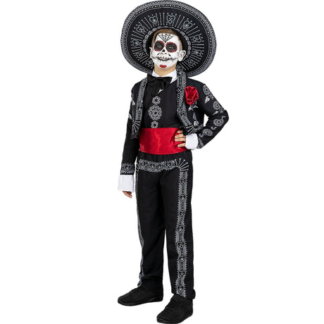 Disfraz de Catrín Día de los Muertos para niño
