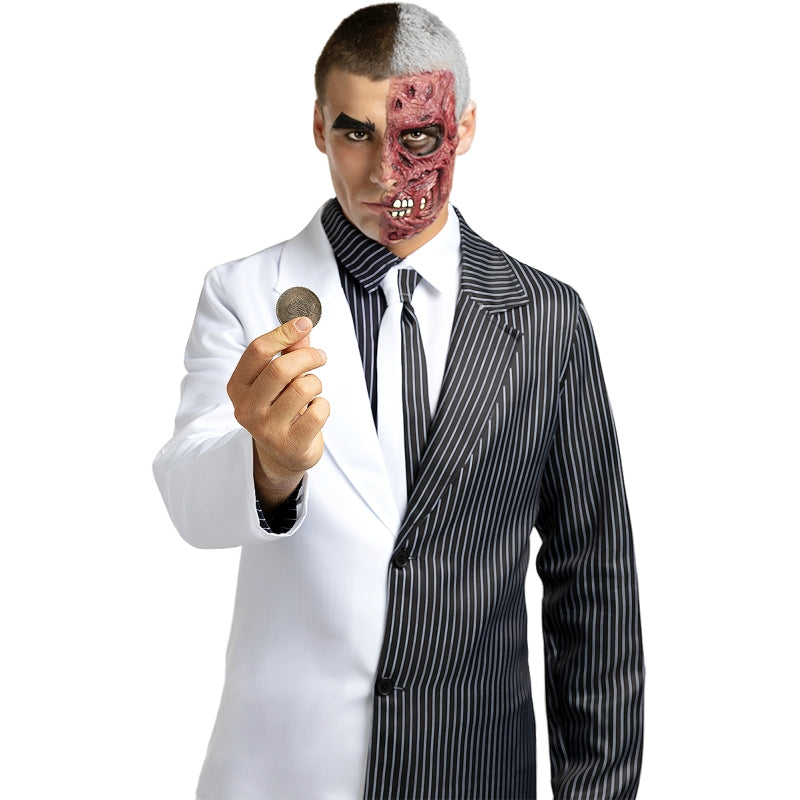 Disfraz de Dos Caras de Batman para hombre Detalle