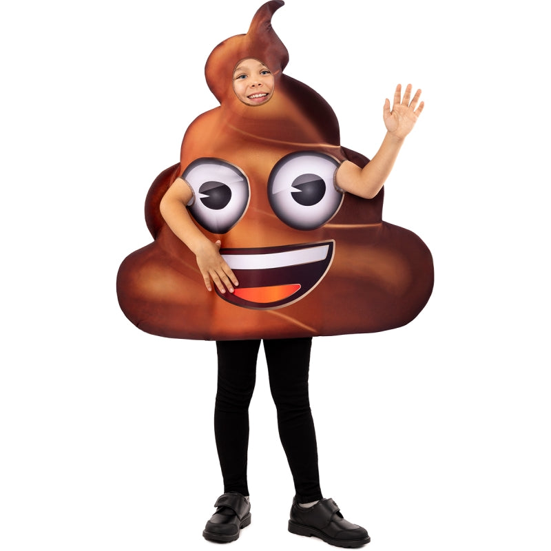 Disfraz de Emoji Caca infantil
