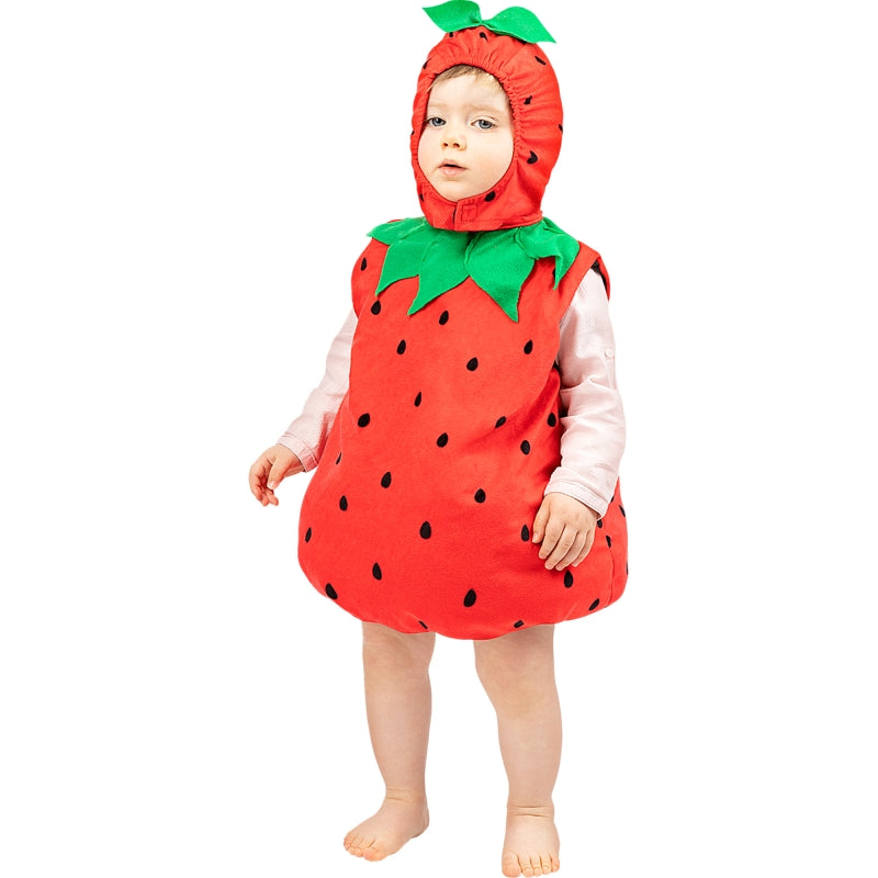 Disfraz de Fresa roja para bebé Perfil