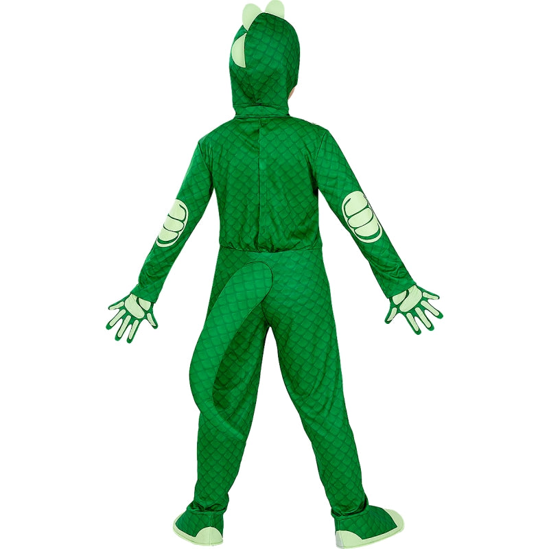 Disfraz de Gekko PJ Masks Deluxe para niño Espalda