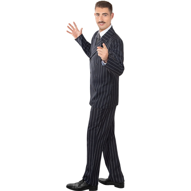 Disfraz de Gómez Addams de La Familia Addams para hombre Perfil