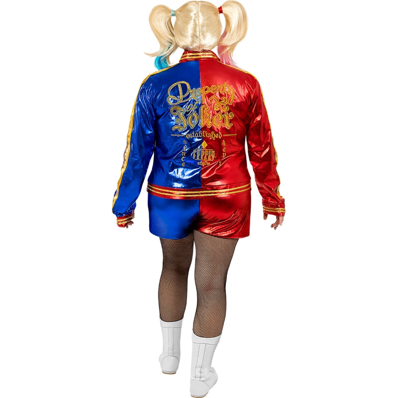 Disfraz de Harley Quinn Original - Escuadrón Suicida para mujer Espalda Bis