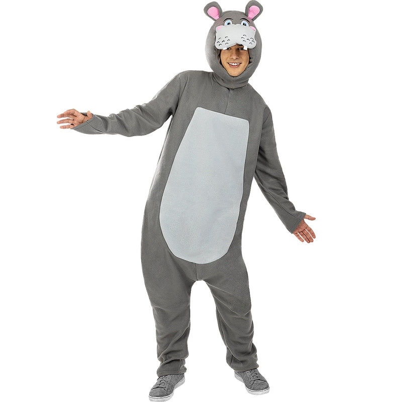 Disfraz de Hipopótamo Gris adulto unisex