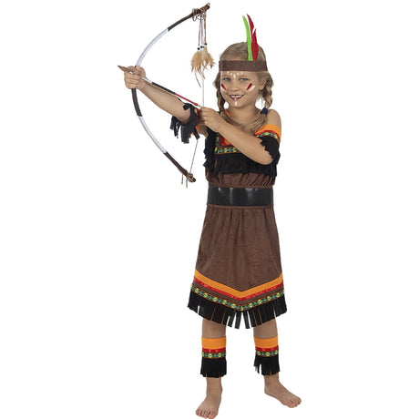 Disfraz de India Deluxe para niña