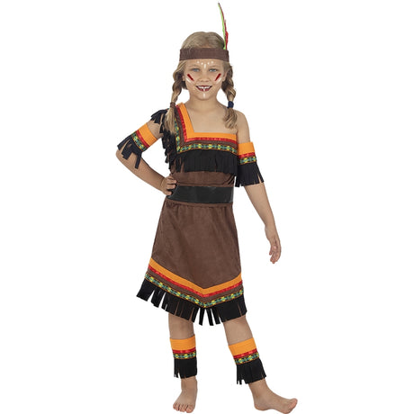Disfraz de India Deluxe para niña Bis