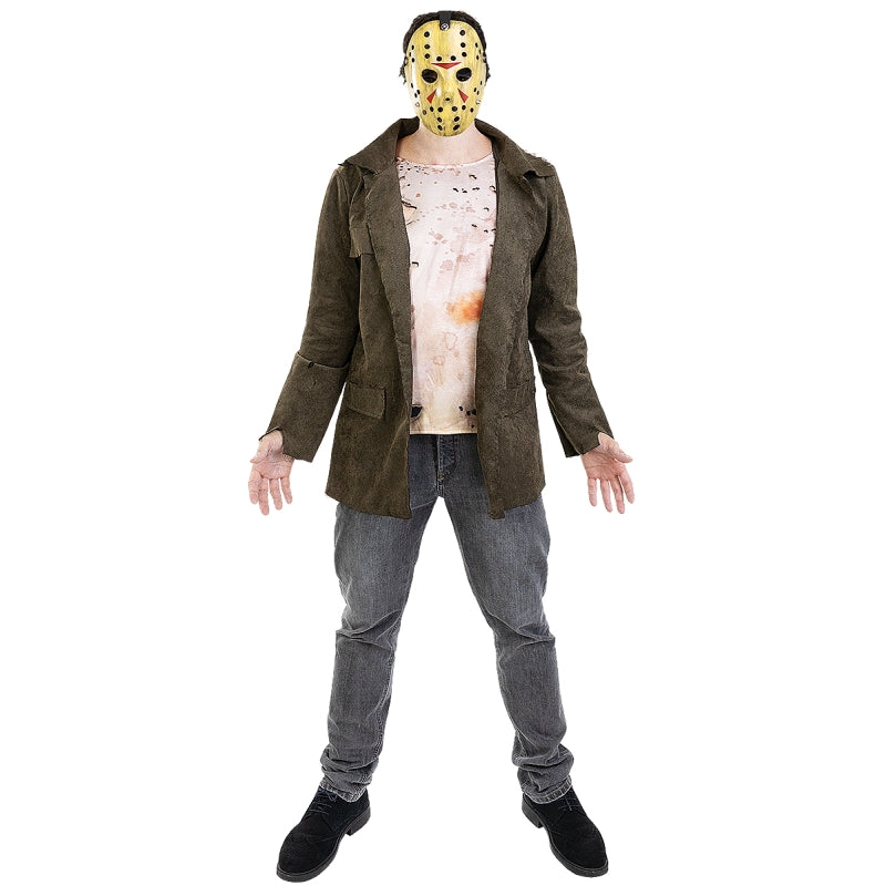 Disfraz de Asesino Jason Viernes 13 para hombre Detalle