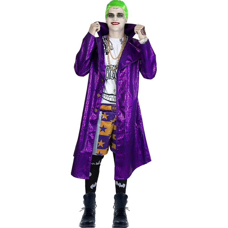 Disfraz de Joker Deluxe de Escuadrón Suicida para hombre Bis