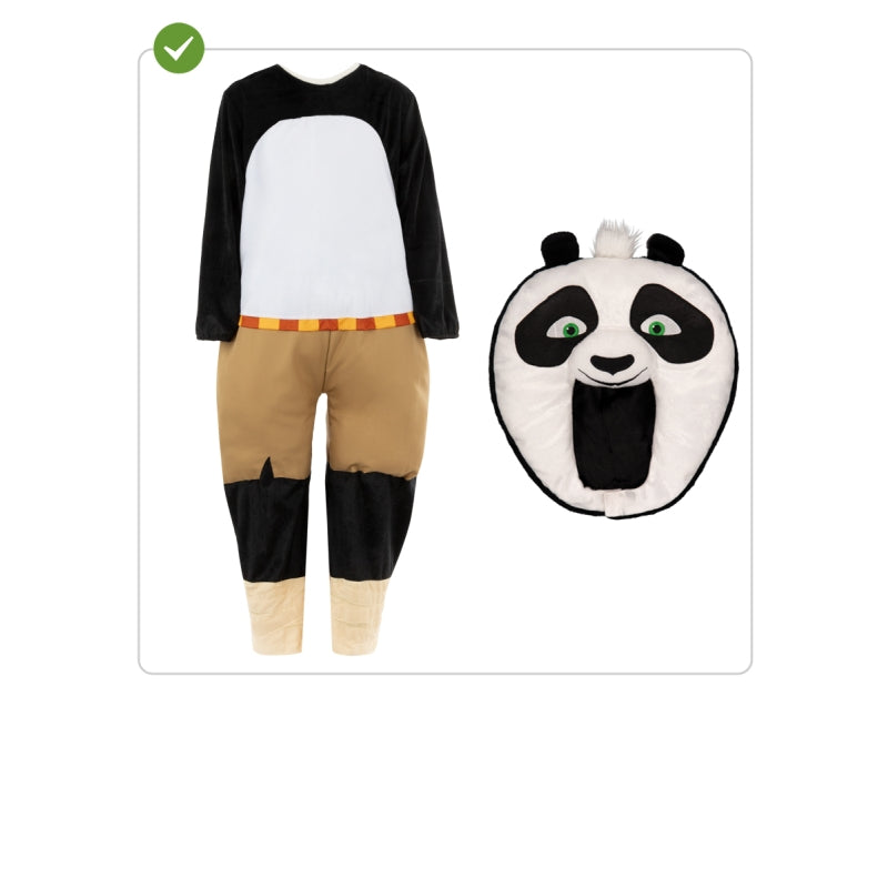 Disfraz de Kung Fu Panda adulto unisex Contenido