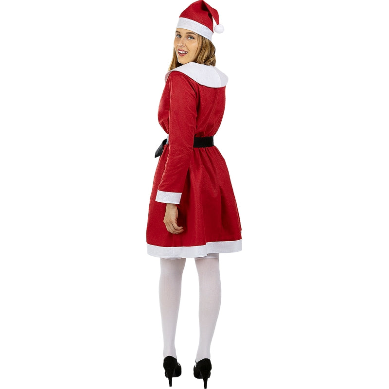 Disfraz de Mamá Noel Tradicional para mujer Espalda