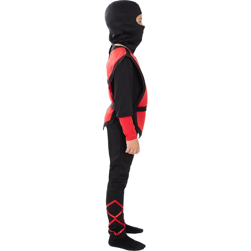 Disfraz de Ninja Fuego Rojo para niño Perfil