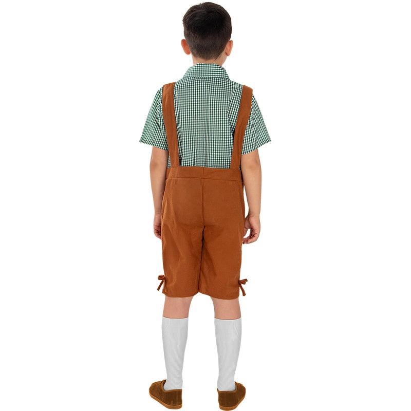 Disfraz de Oktoberfest para niño Espalda