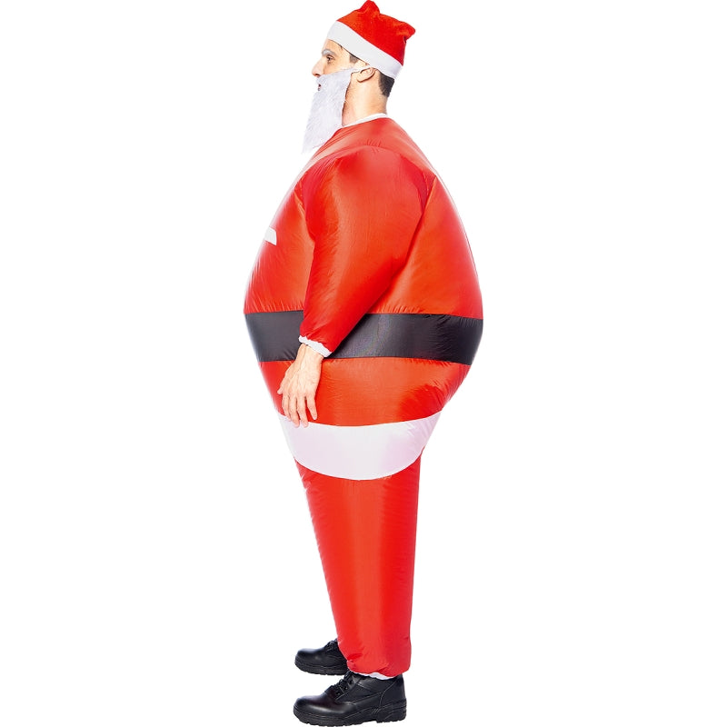 Disfraz de Santa Claus Hinchable adulto unisex Perfil