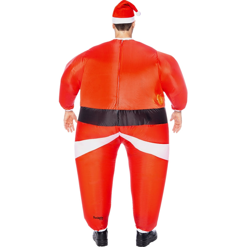 Disfraz de Santa Claus Hinchable adulto unisex Espalda