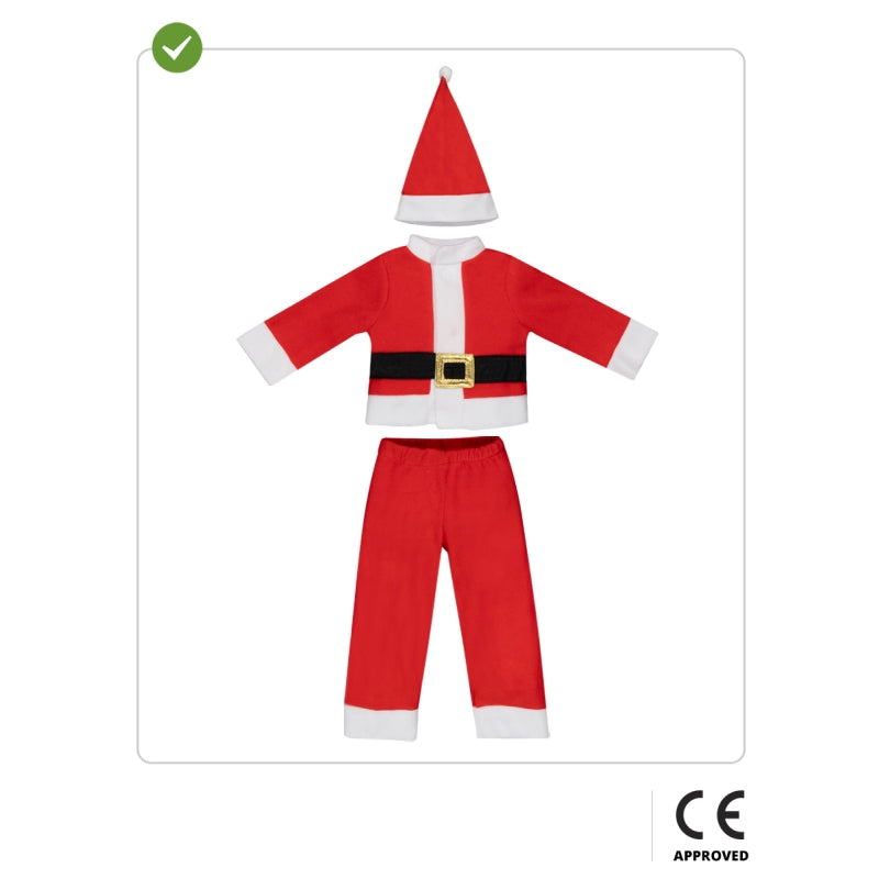 Disfraz de Papá Noel Clásico para bebé Contenido