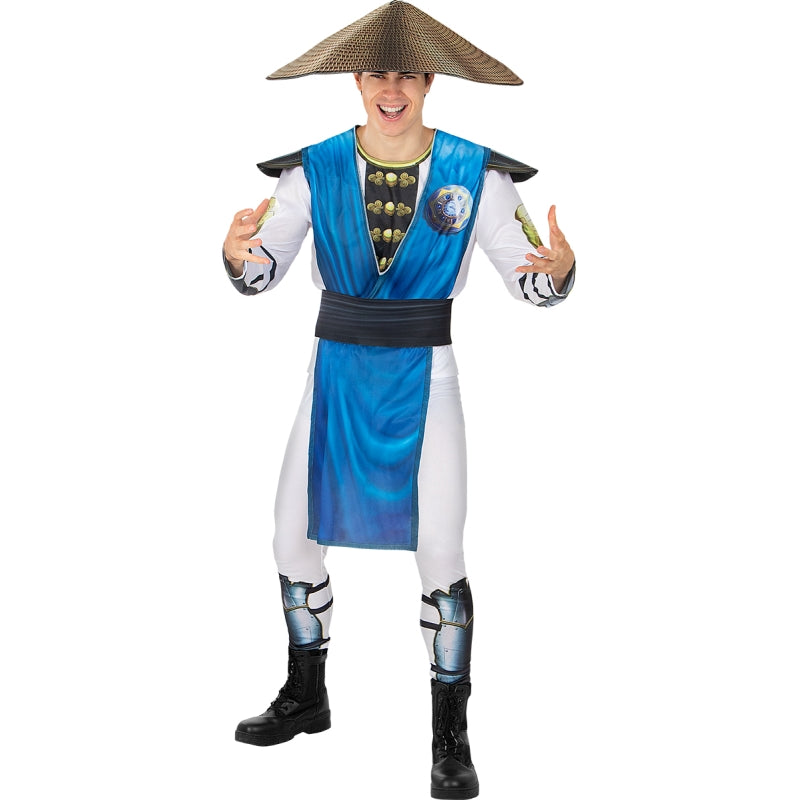 Disfraz de Raiden de Mortal Kombat para hombre Bis