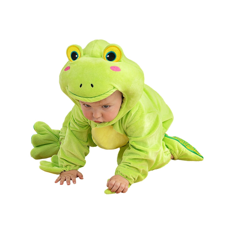 Disfraz de Rana Saltarina para bebé Perfil