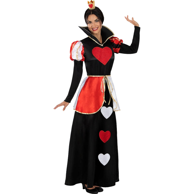 Disfraz de Reina de Corazones Clásico para mujer Bis