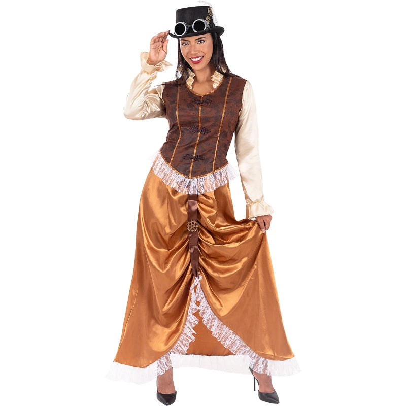 Disfraz de Steampunk Largo para mujer