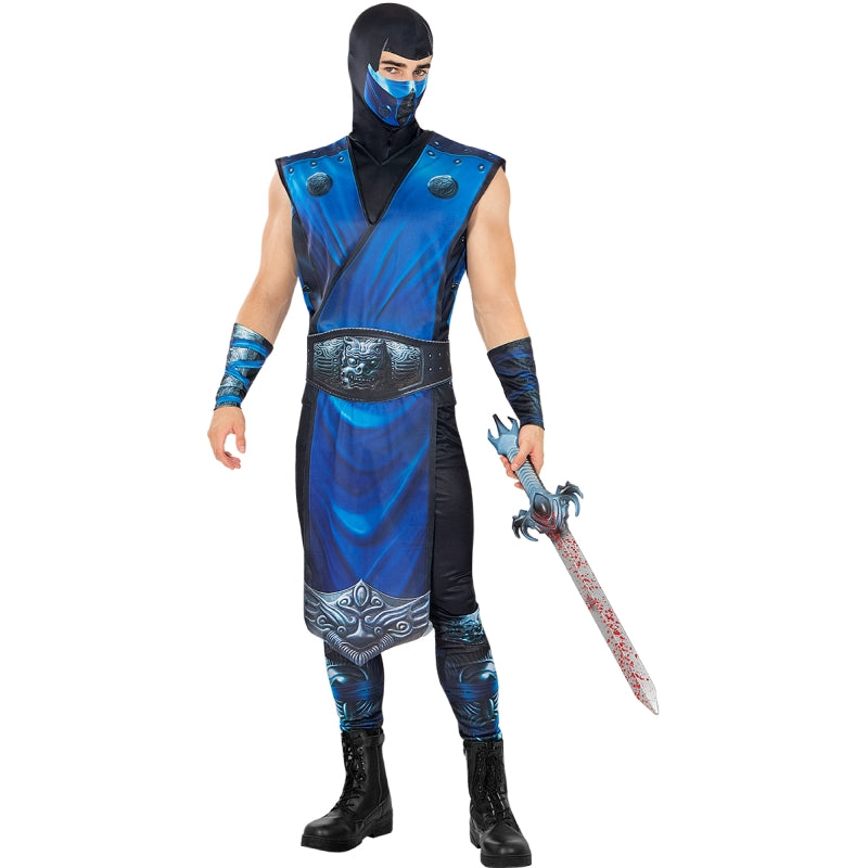 Disfraz de Sub-Zero de Mortal Kombat para hombre Bis
