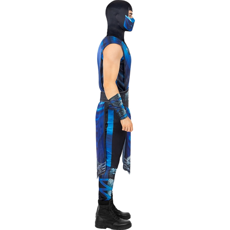 Disfraz de Sub-Zero de Mortal Kombat para hombre Perfil
