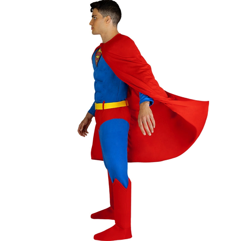 Disfraz de Superman Lights On para hombre Perfil