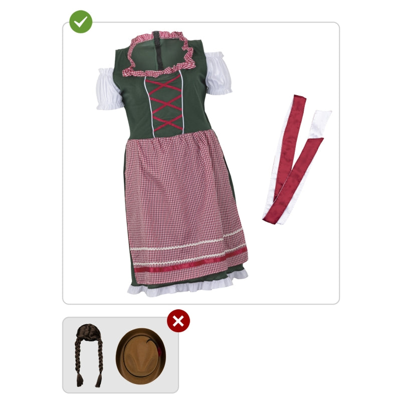Disfraz de Alemana Tradicional para mujer Contenido