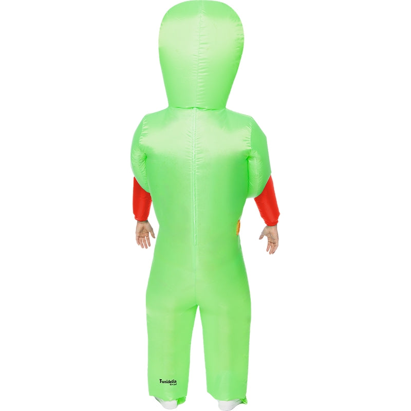 Disfraz de Alienígena Hinchable adulto unisex Espalda
