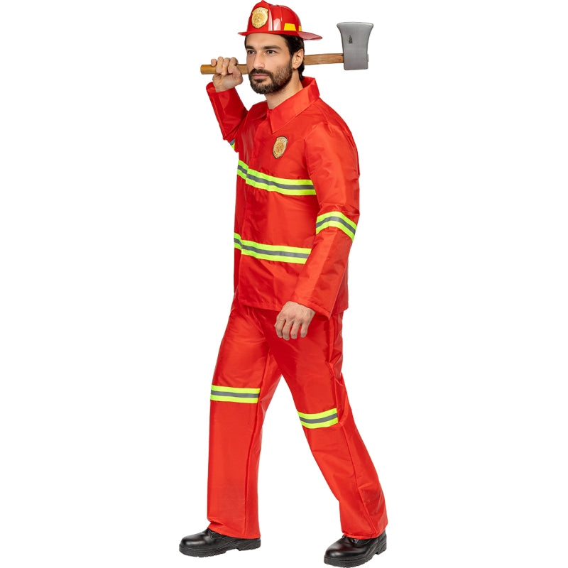 Disfraz de Bombero Militar de Emergencias adulto unisex Perfil Bis