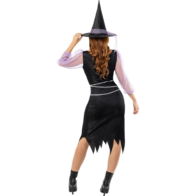 Disfraz de Bruja Clásica para mujer Espalda
