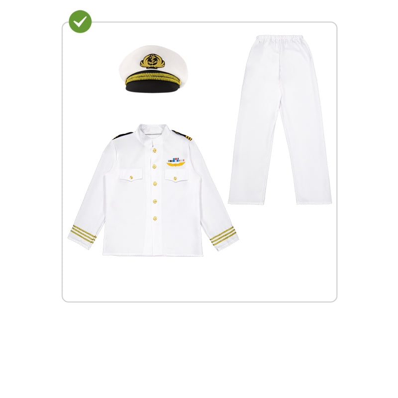Disfraz de Capitán de la Marina para hombre Contenido
