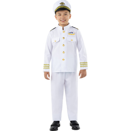Disfraz de Capitán de la Marina para niño