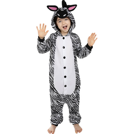 Disfraz de Cebra Onesie infantil