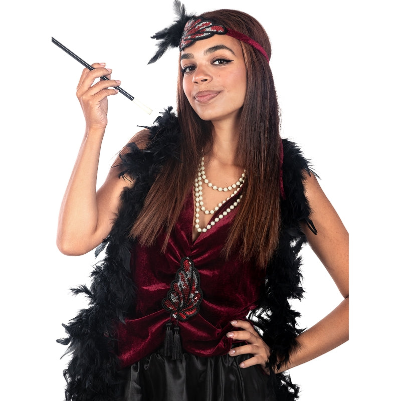 Disfraz de Charlestón Elegante para mujer Detalle