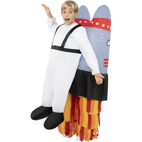 Disfraz de Cohete Hinchable infantil