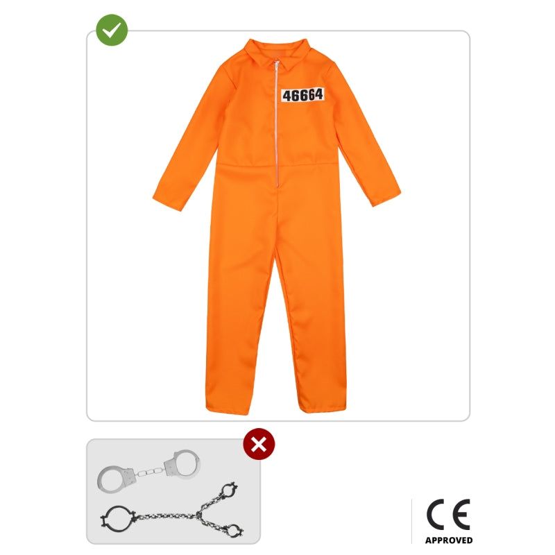 Disfraz de Convicto para niño Contenido