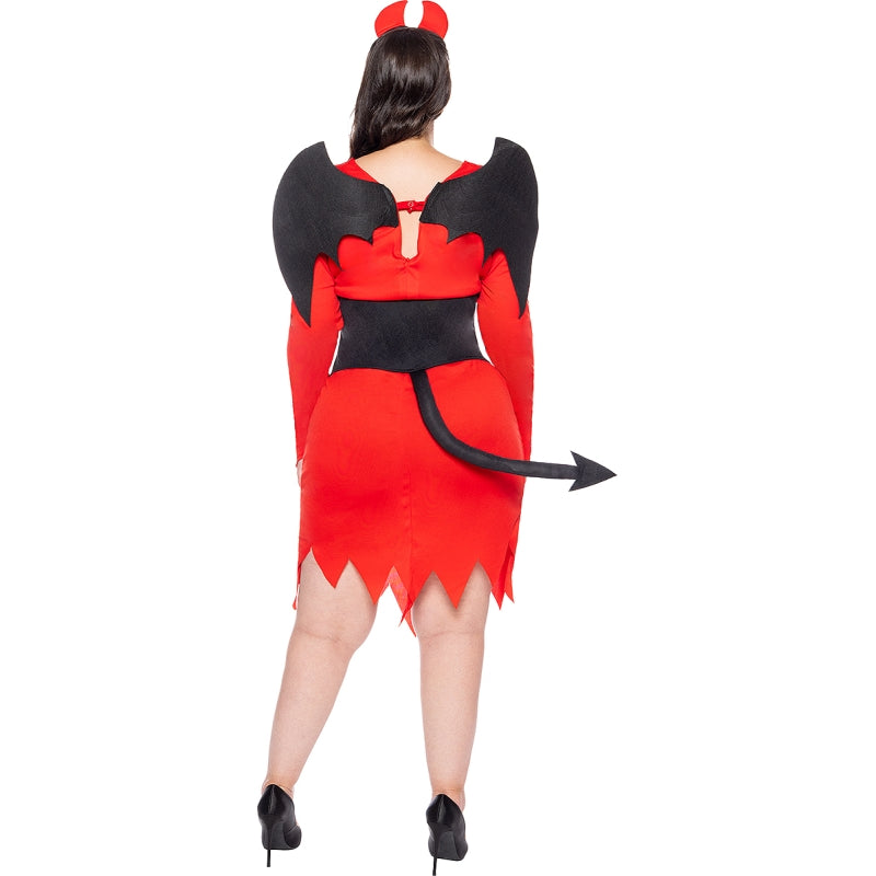Disfraz de Mujer Demonio para mujer Espalda