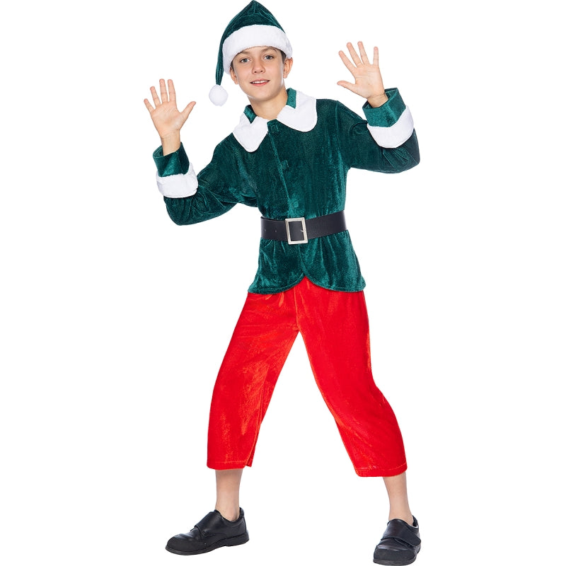 Disfraz de Elfo Navidad Deluxe para niño Bis