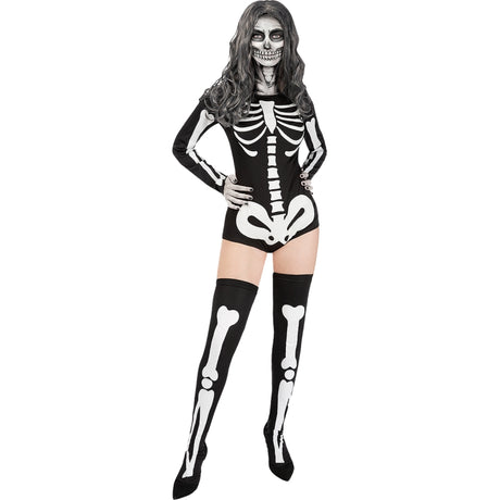 Disfraz de Esqueleto Sexy para mujer Bis