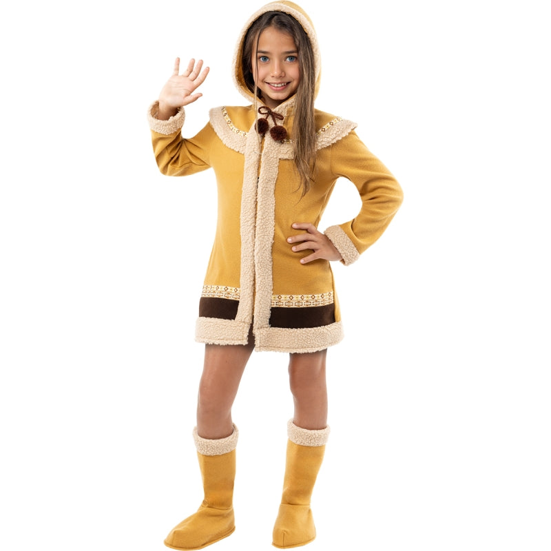 Disfraz de Esquimal Tradicional para niña Bis