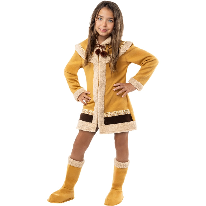 Disfraz de Esquimal Tradicional para niña Detalle 2
