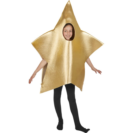 Disfraz de Estrella dorada infantil Bis
