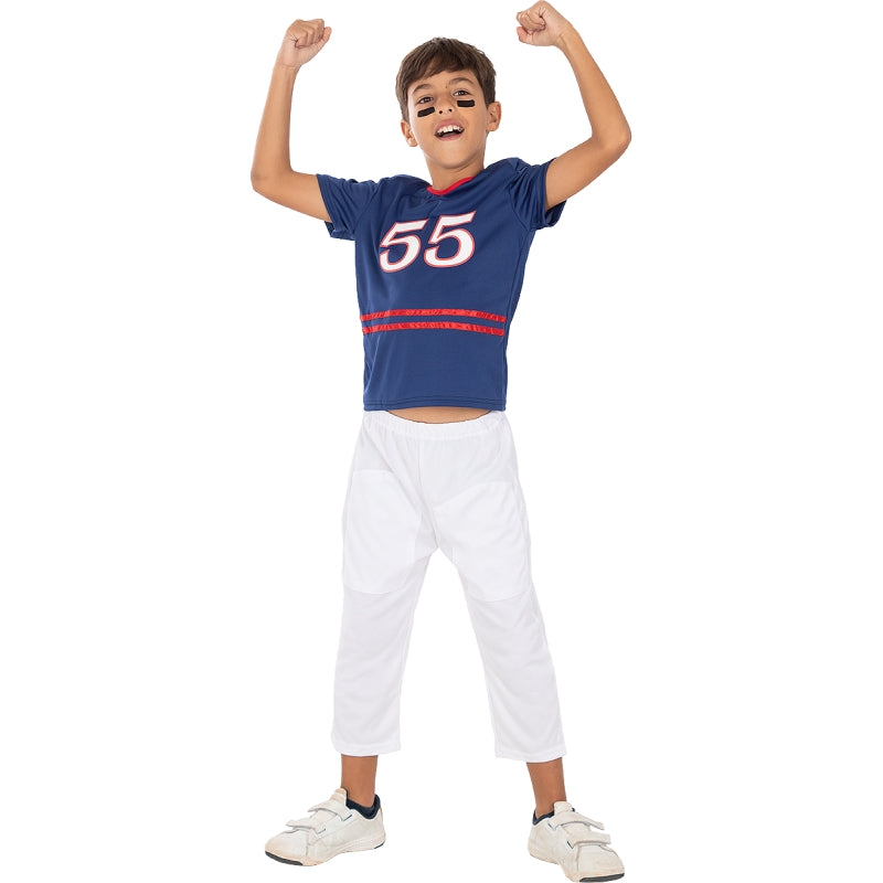 Disfraz de Jugador de Rugby para niño Bis 2