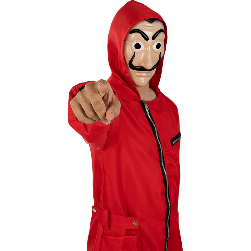 Disfraz de La Casa de Papel - Oficial Netflix adulto unisex Detalle Bis 2