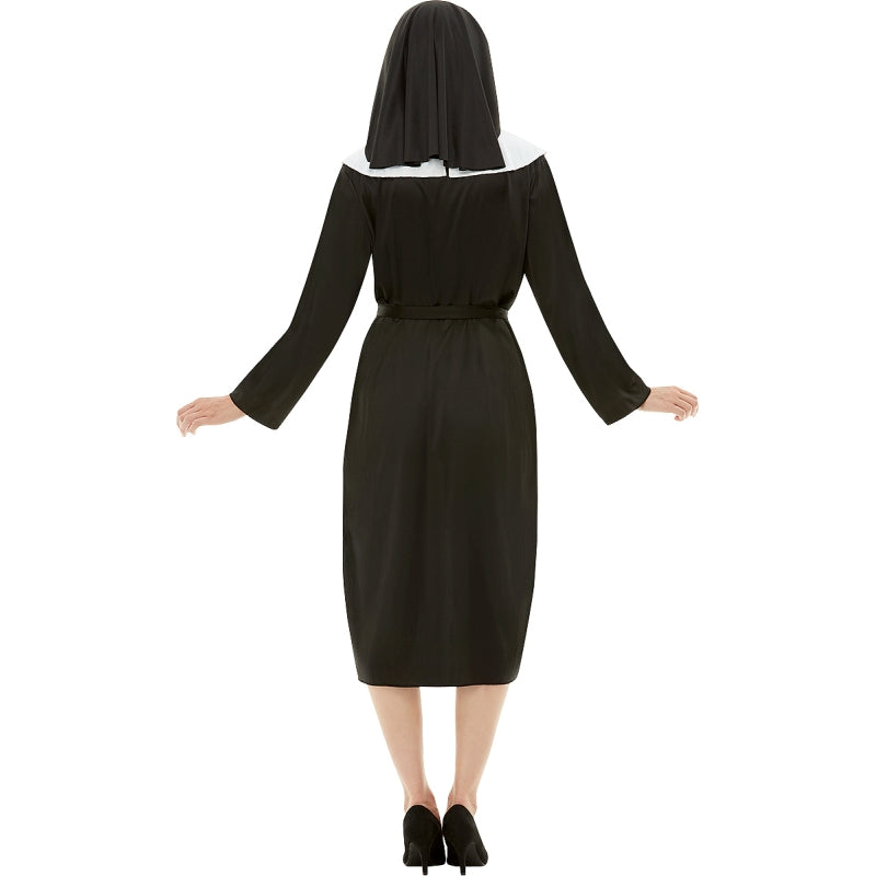 Disfraz de Monja Clarisa para mujer Espalda