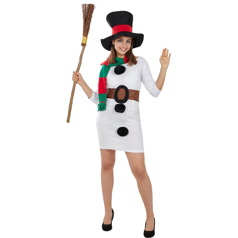 Disfraz de Muñeco de Nieve para mujer Bis