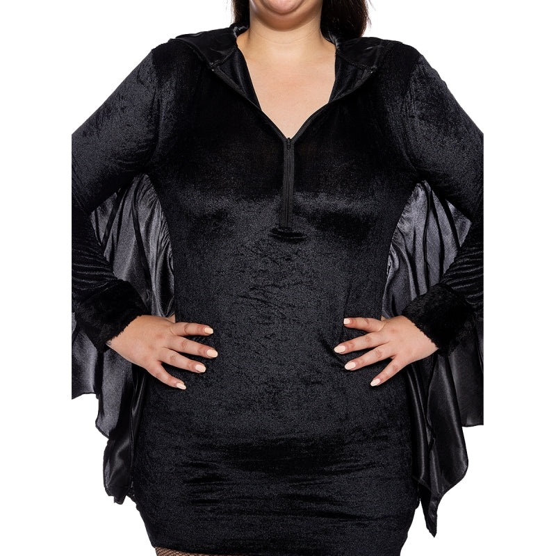 Disfraz de Murciélago Sexy para mujer Detalle Bis