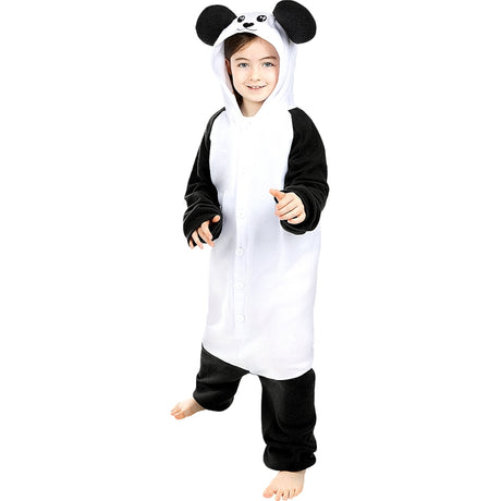 Disfraz de Oso Panda Onesie infantil