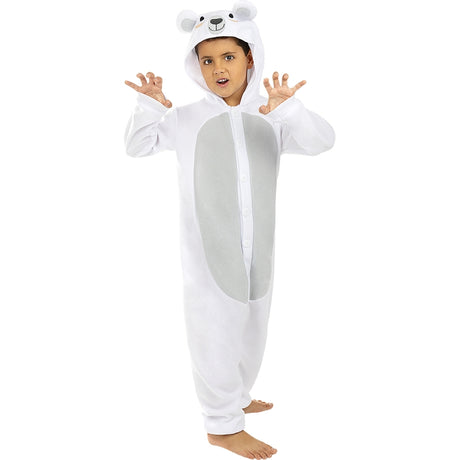 Disfraz de Oso Polar Onesie infantil Perfil